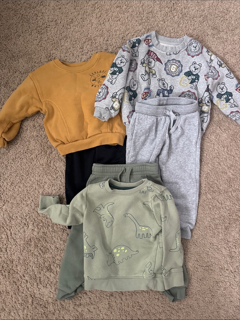 Toddler Boys 3T Clothing Bundle 7 Pieces Baby GAP Cat & Jack OshKosh